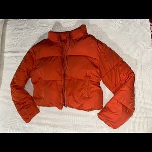 Double Zero Cropped puffer coat